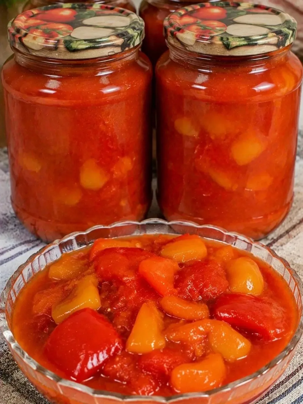 Лечо на зиму - простой и вкусный рецепт. Готовлю каждый год. Ароматное, густое и очень ...