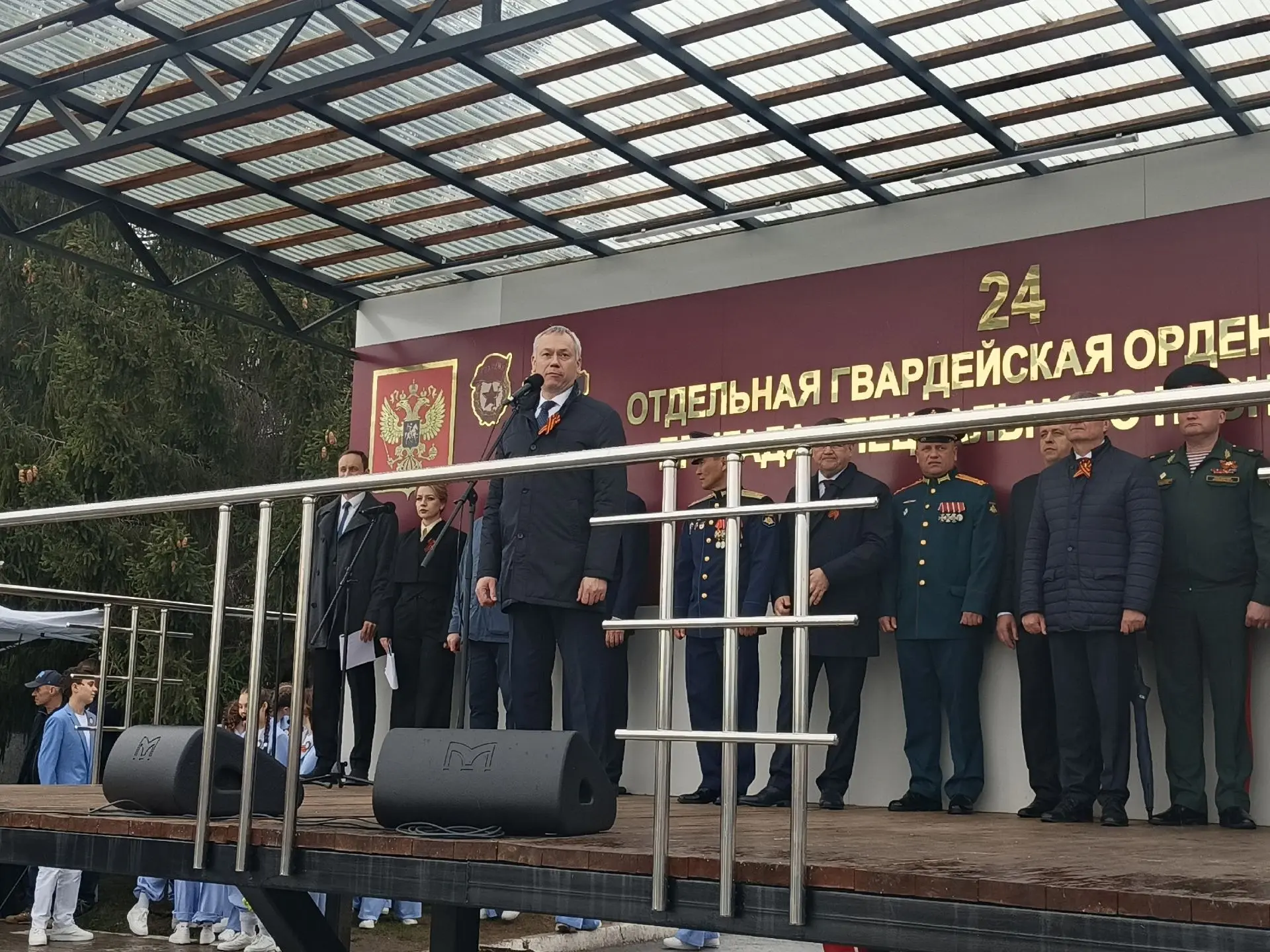 ⭐️ Вчера на Шиловском полигоне состоялся традиционный торжественный митинг, посвящённый 81-й годовщи