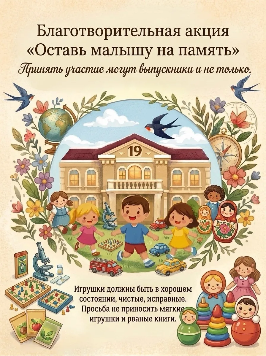 🌱 Мы запускаем экологичную и добрую акцию «Оставь малышу на память»