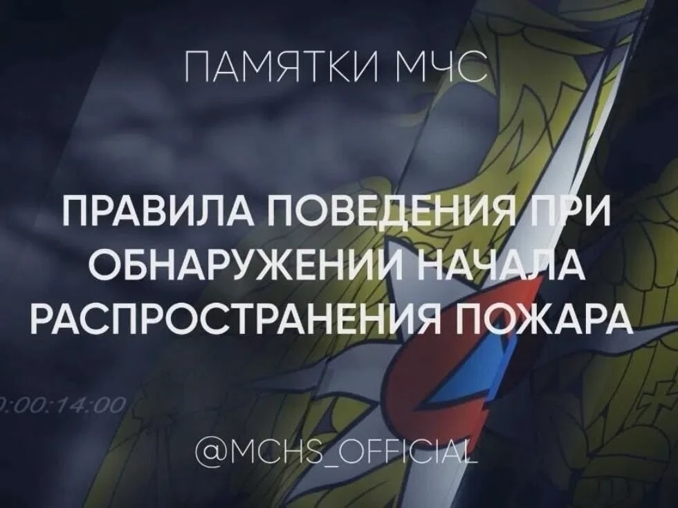 Пожар распространяется стремительно, поэтому если вы обнаружили возгорание, важно дейст...