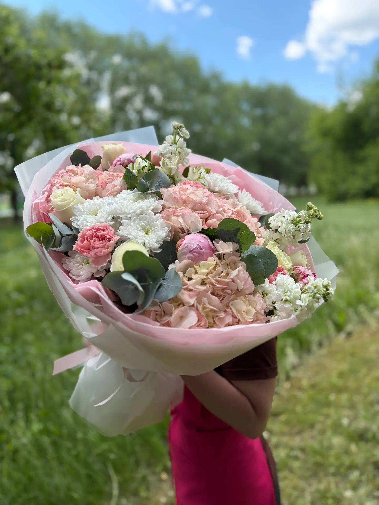 Большие букеты с сезонными цветами ❤️