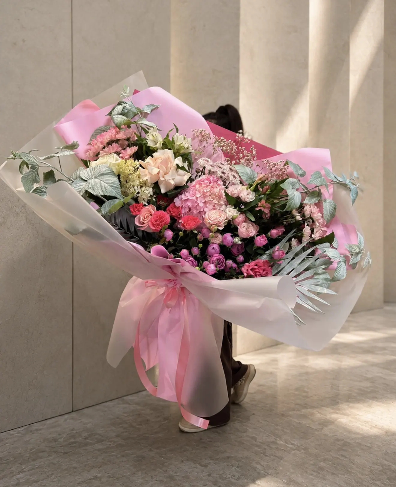 Большой букет для мамы на день рождения 💐
