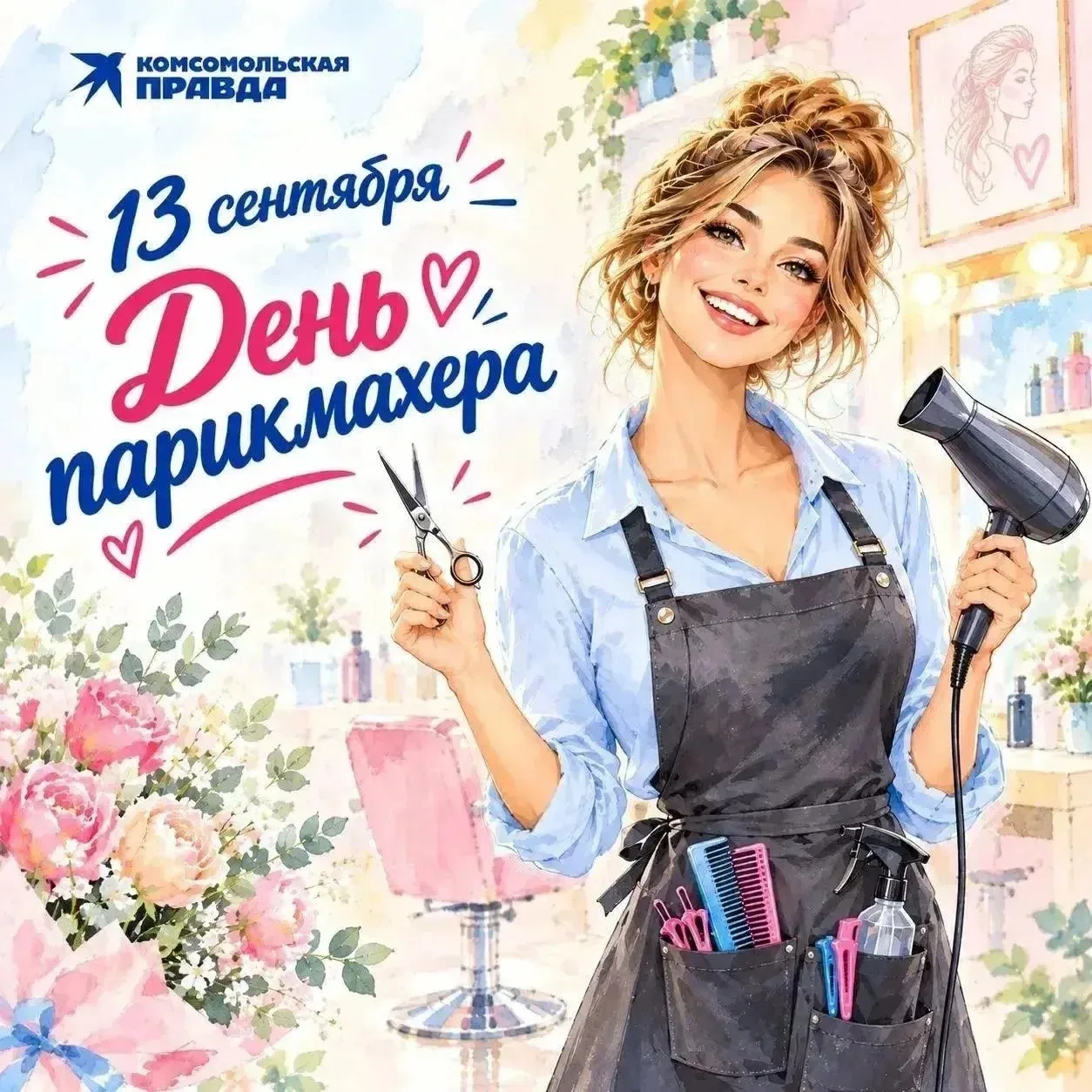 Ножницы в руках мастера — почти как кисть художника: один штрих, и образ уже совсем дру...