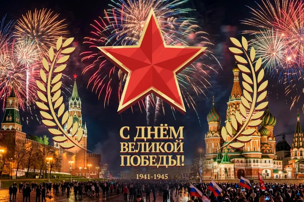 Сердечно поздравляем вас с Днём Великой Победы!

9 Мая — это день памяти, гордости и благодарности. 