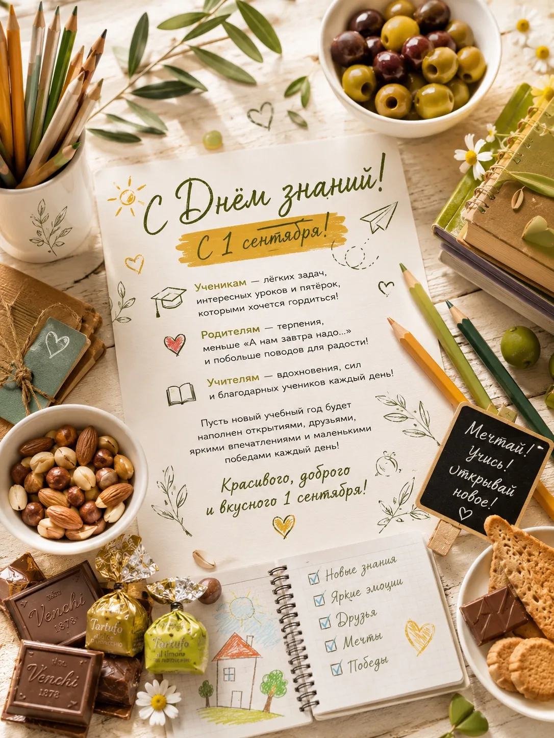 🍏 С Днём знаний! С 1 сентября! 📚✨