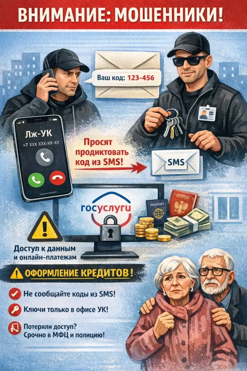 ⚠️ Внимание: мошенники!