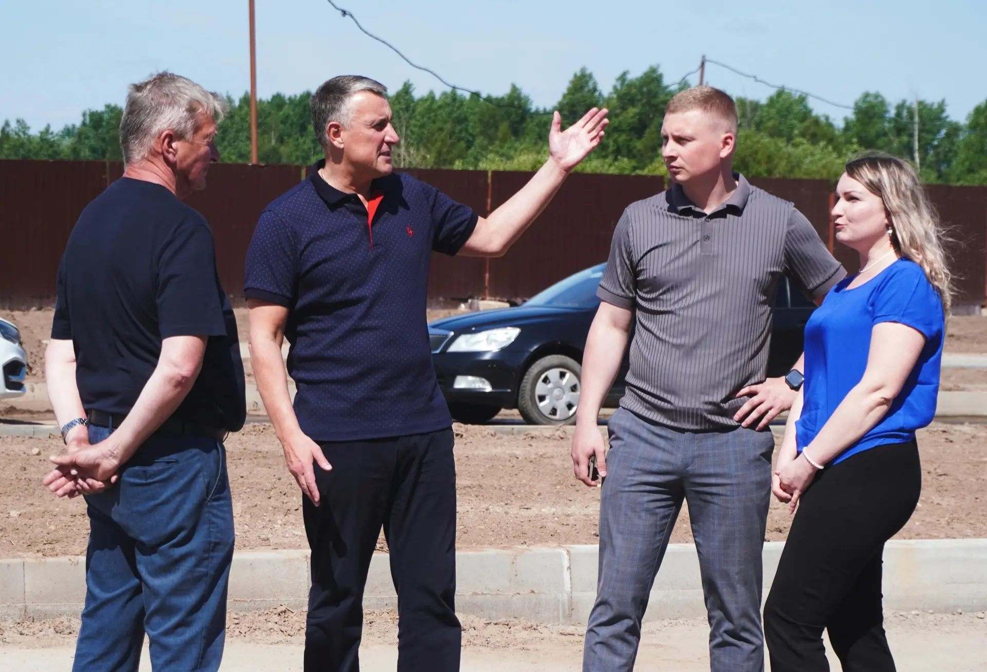 Глава города проверил ход работ на Большой Московской 🚜