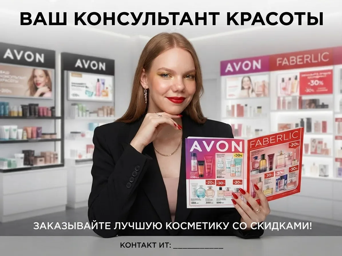 Здравствуйте, дорогие девочки! 🌸 На связи ваш представитель Avon & Faberlic.