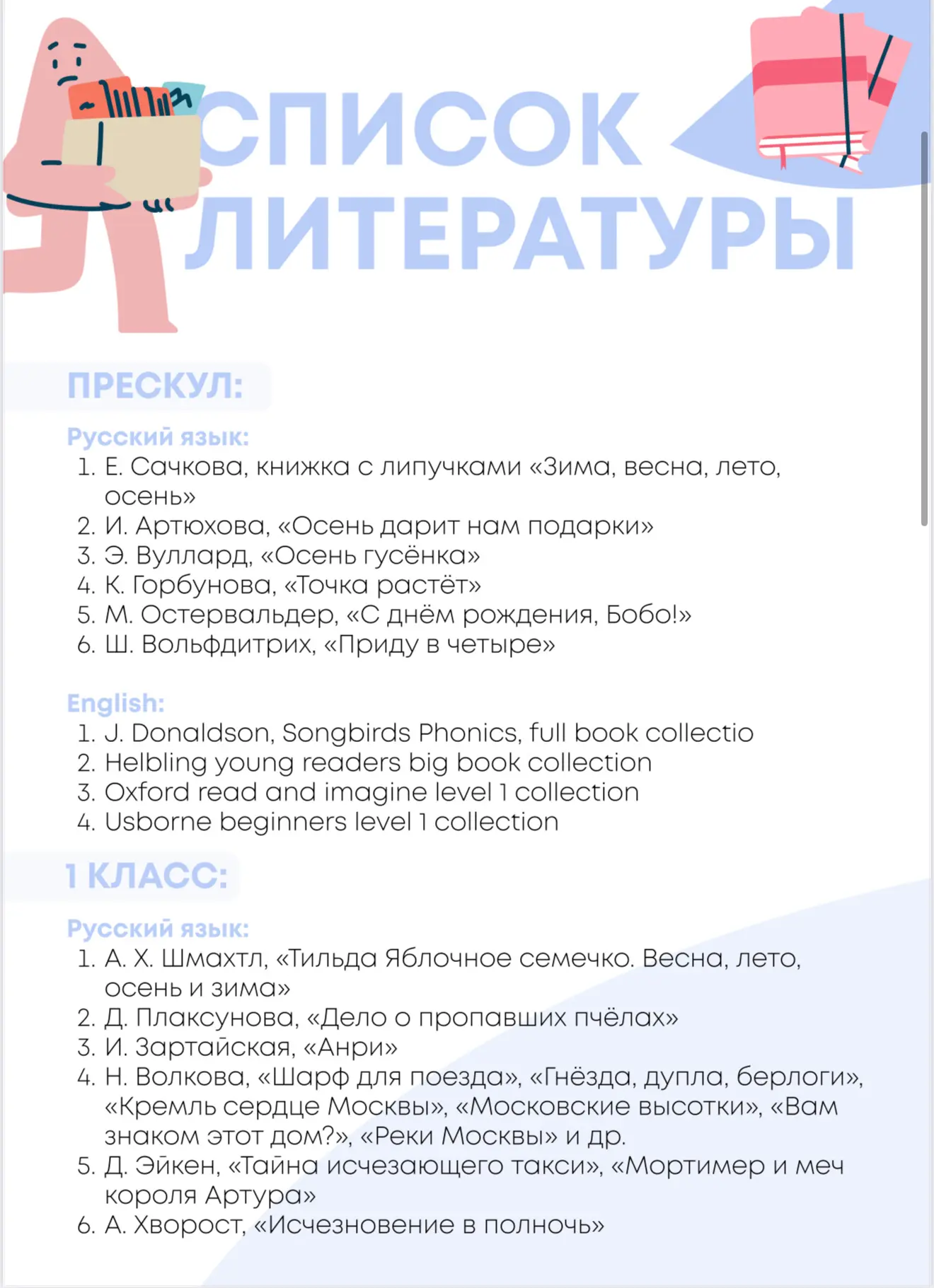 Обсудим сегодня списки летнего чтения для детей. 

Каждый год я изучаю списки из разных источников и