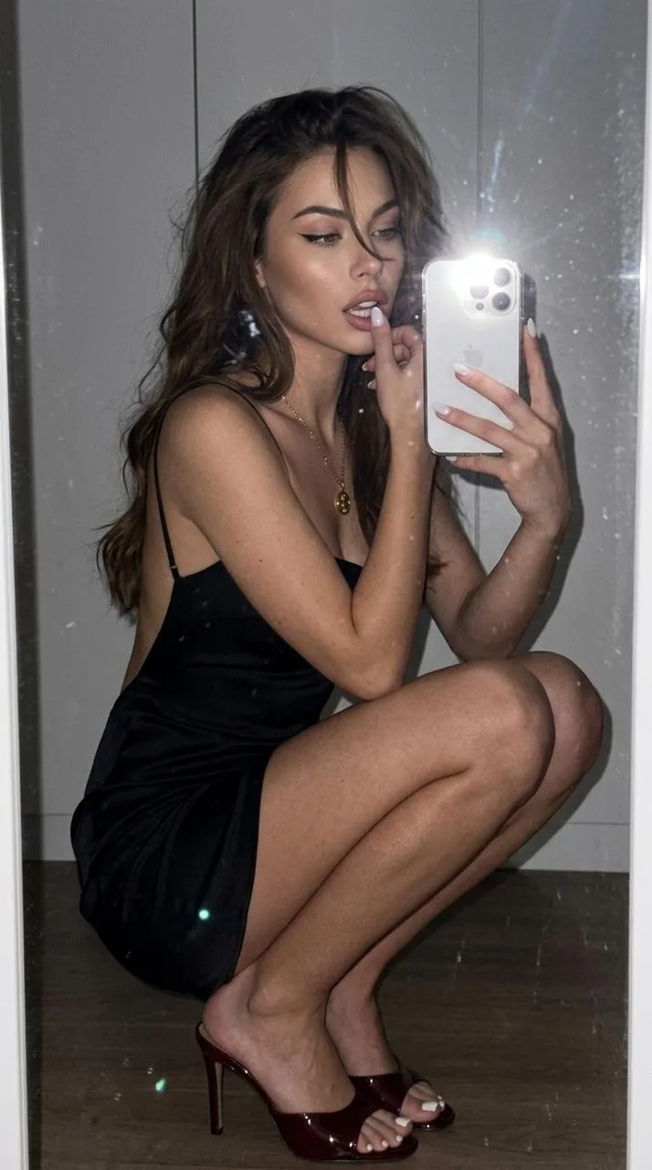 🖤 Ночное селфи