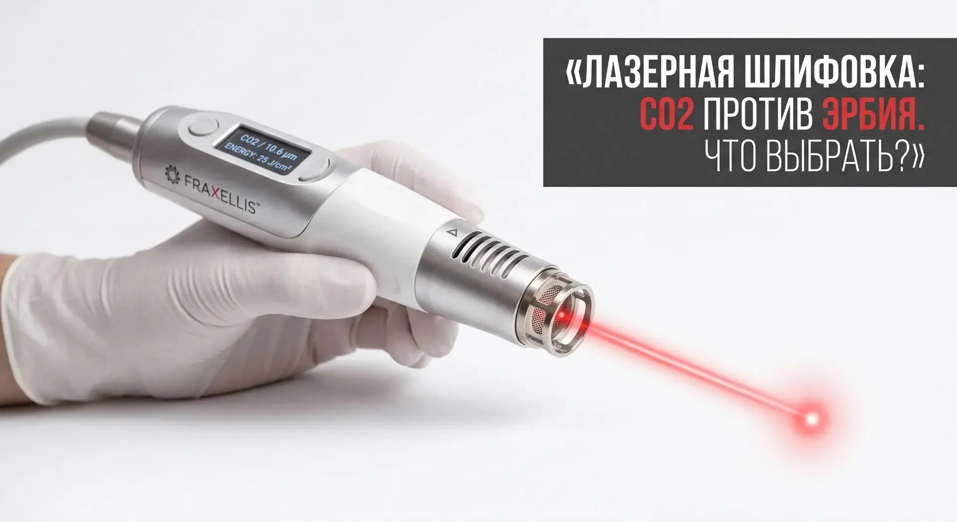 🔬 Лазерная шлифовка лица: когда нужен жесткий CO2, а когда мягкий эрбиевый лазер?
