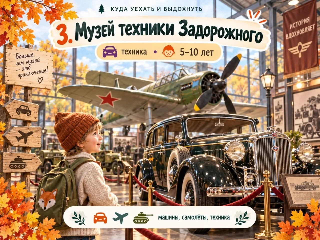 3. МУЗЕЙ ТЕХНИКИ ЗАДОРОЖНОГО: КОГДА «ЕЩЁ ОДИН ЗАЛ» - ЭТО ХОРОШАЯ НОВОСТЬ 🚗✈️