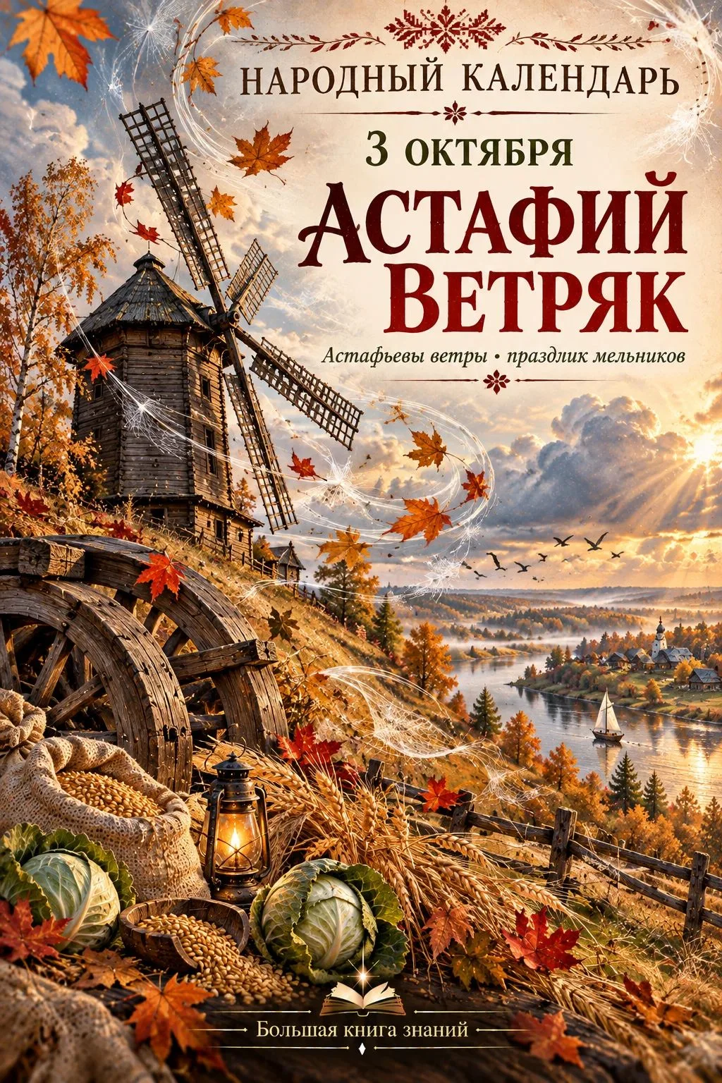 🍂 3 октября — Астафий Ветряк