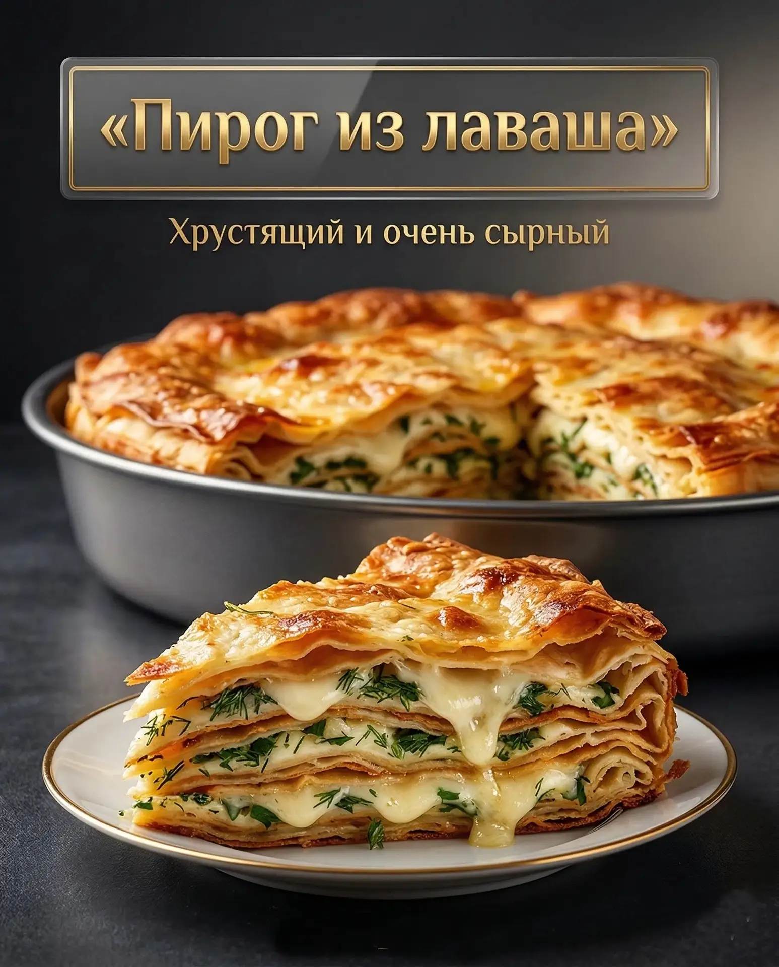 🥧 Пирог из лаваша