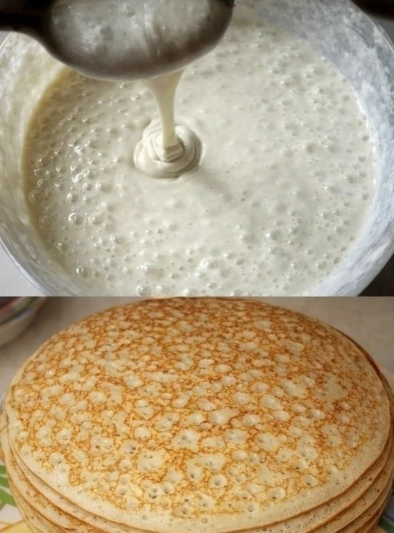 ‍ ()Это мой проверенный и самый удачный рецепт приготовления блинов! 🥞 Они всегда получаются с перв