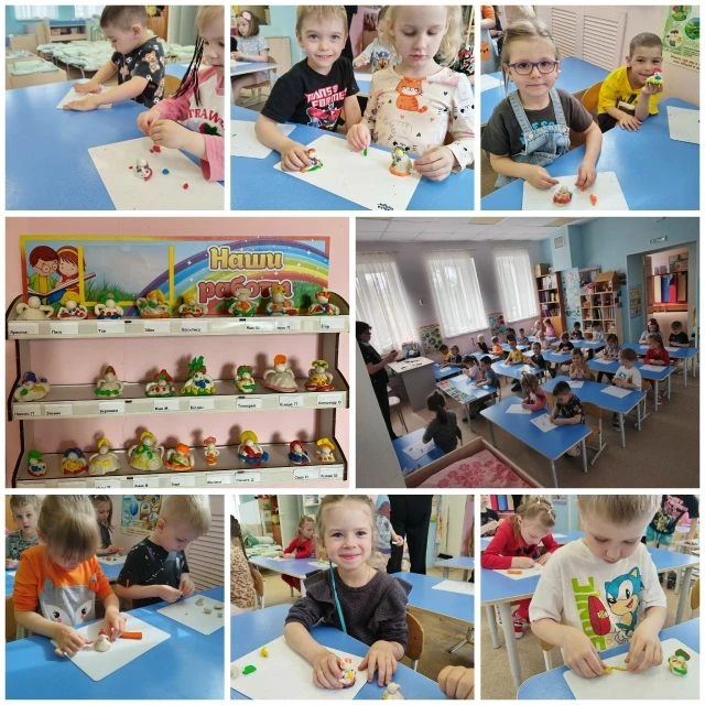 🌟 Маленькие мастера из группы «Калинка»! 🌟Лепка в детском саду — это не просто развлечение. Это ва