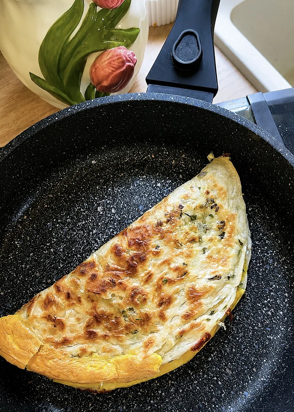 🌯 Вкусный и простой завтрак с лепёшкой роти