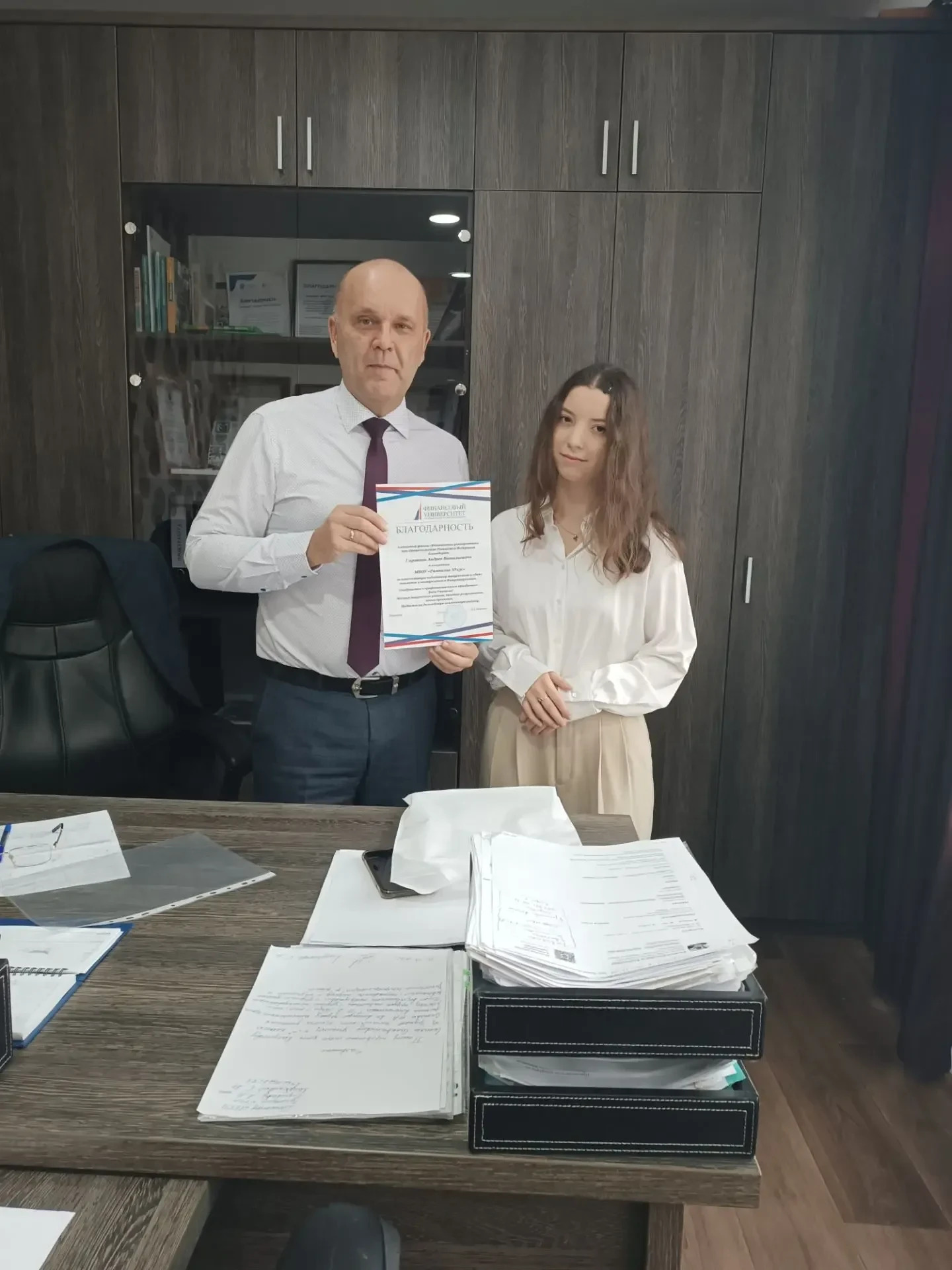 Сегодня нашу школу посетила выпускница 2026 года Коровкина Татьяна, студентка Финансово...