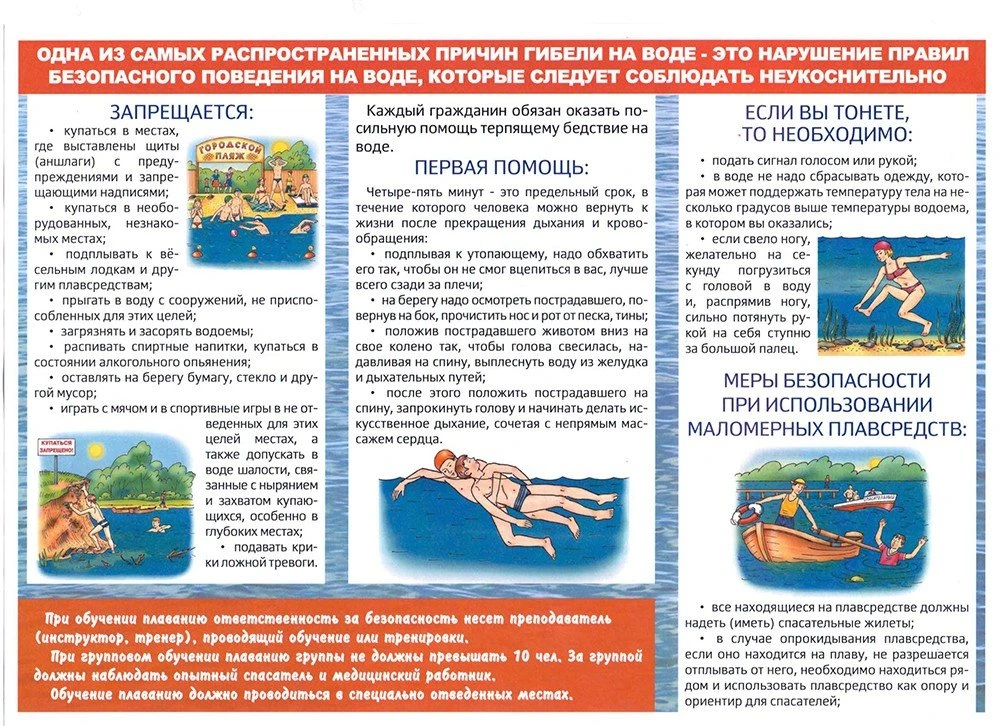 🚫 Безопасность на водных объектах: как избежать неприятностей 🚫

Лето – время, когда многие из нас