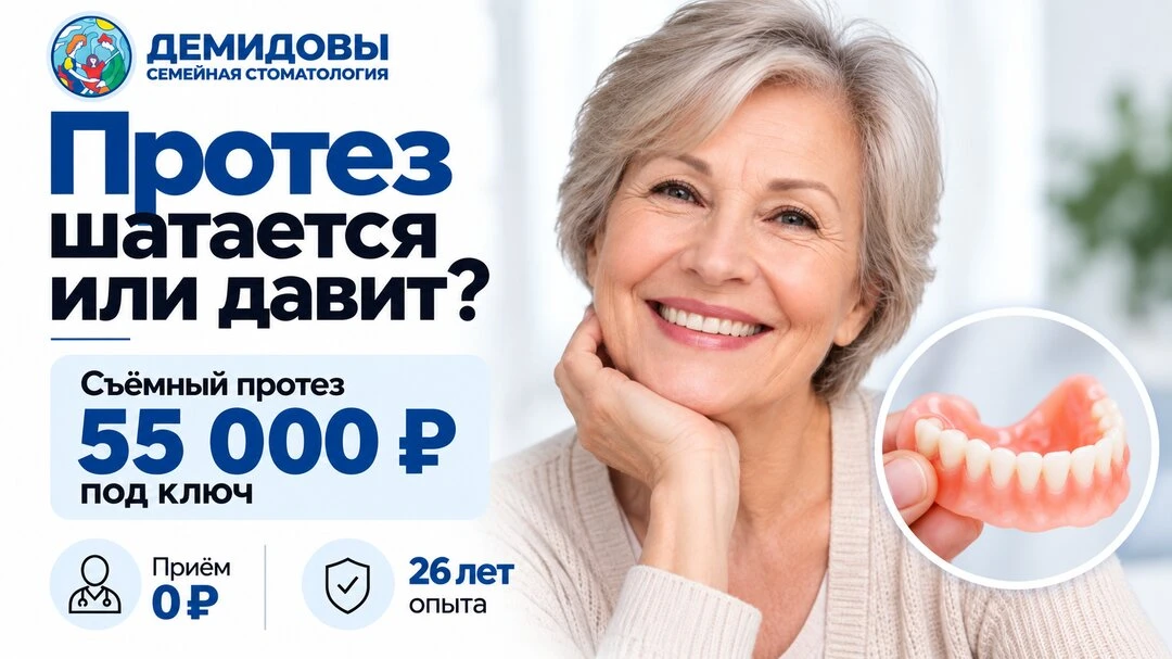Протез шатается или давит? Приём ортопеда — 0 ₽