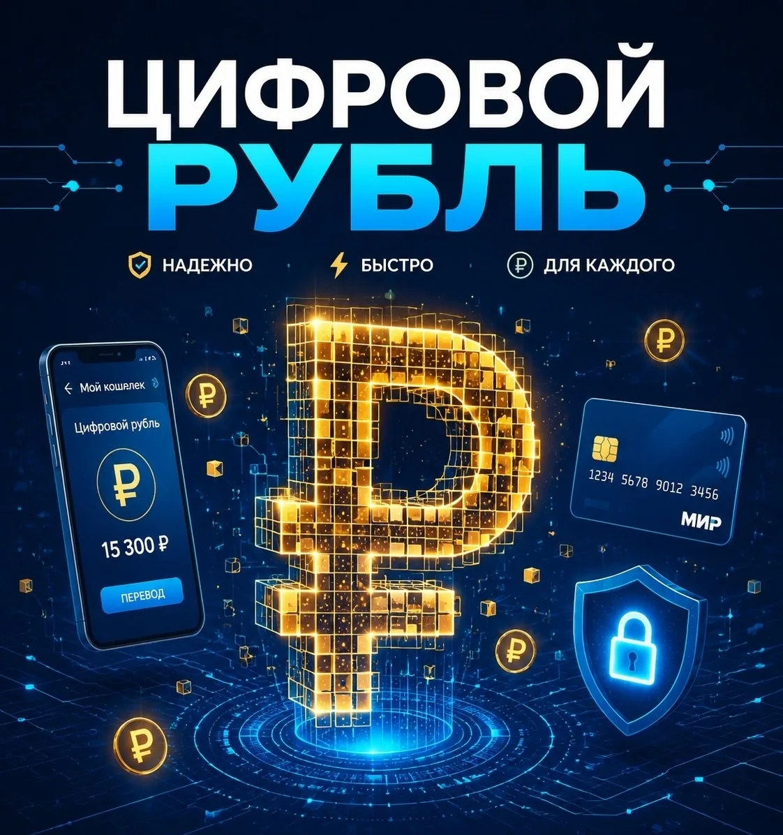 ЦИФРОВОЙ РУБЛЬ УЖЕ РЯДОМ! 💳