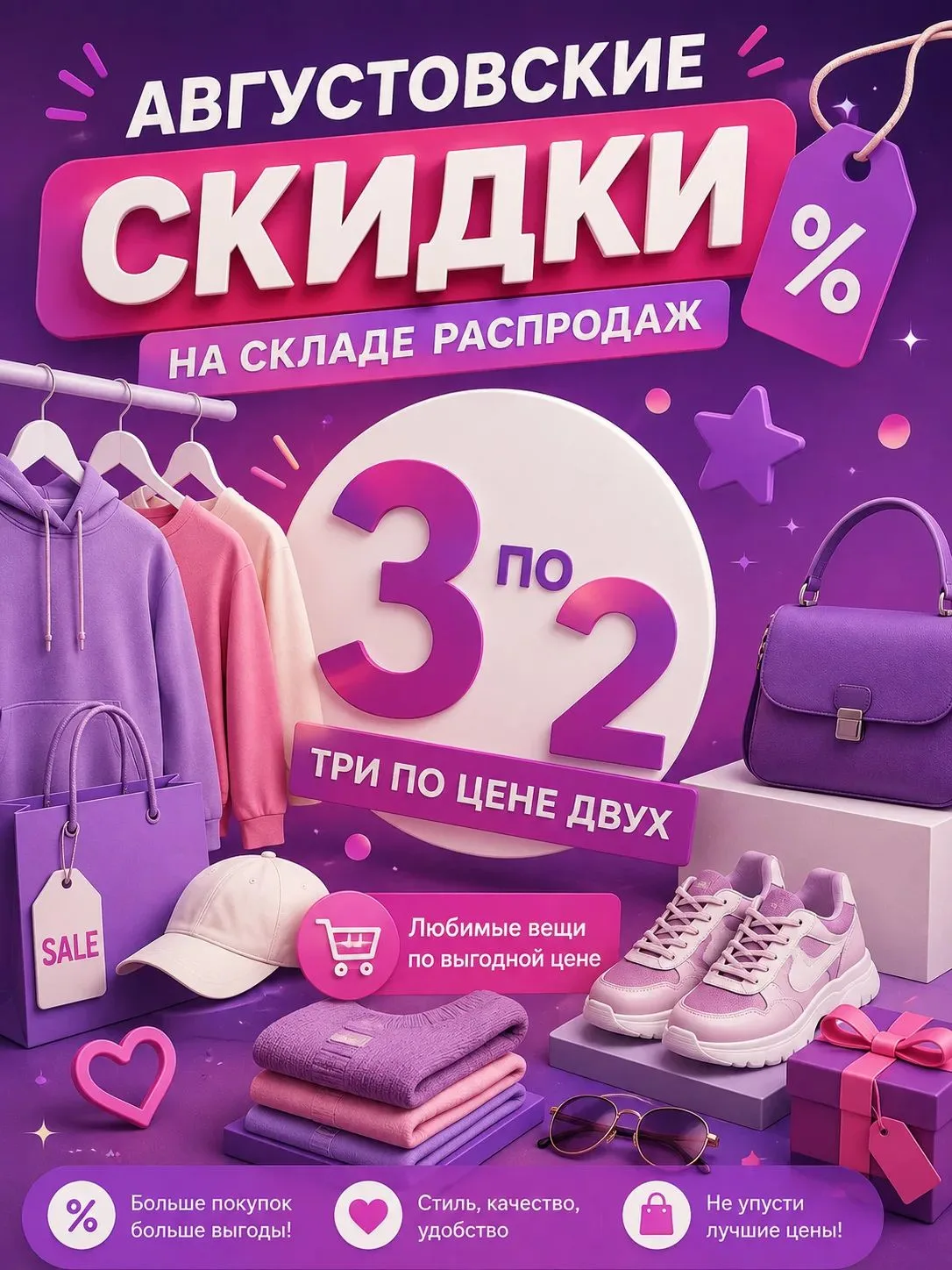Августовская распродажа на складе!