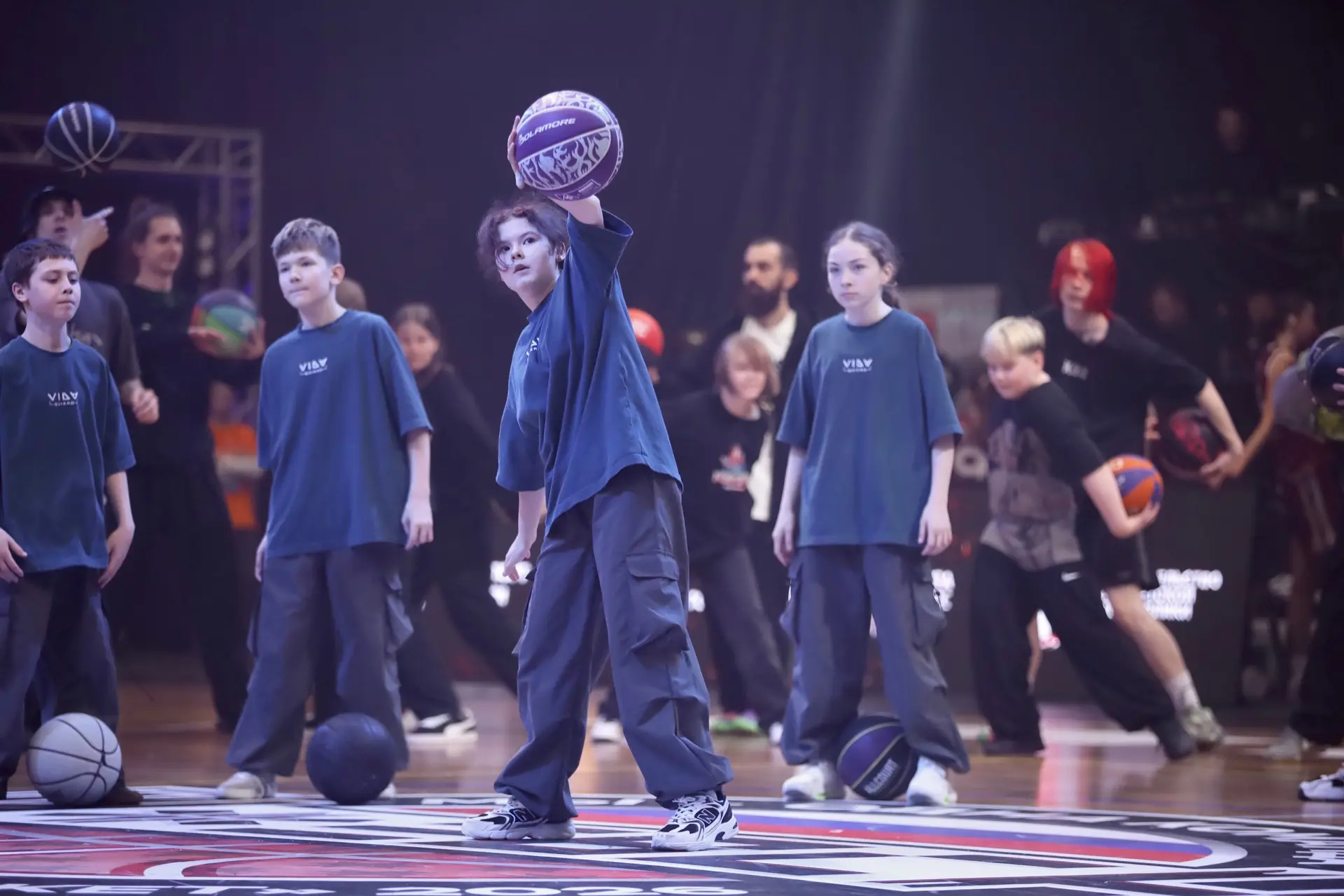 🏀 В рамках Суперфинал состоялся первый детский «КЭС-БАСКЕТ фристайл баттл»  24 апреля прошли мастер-
