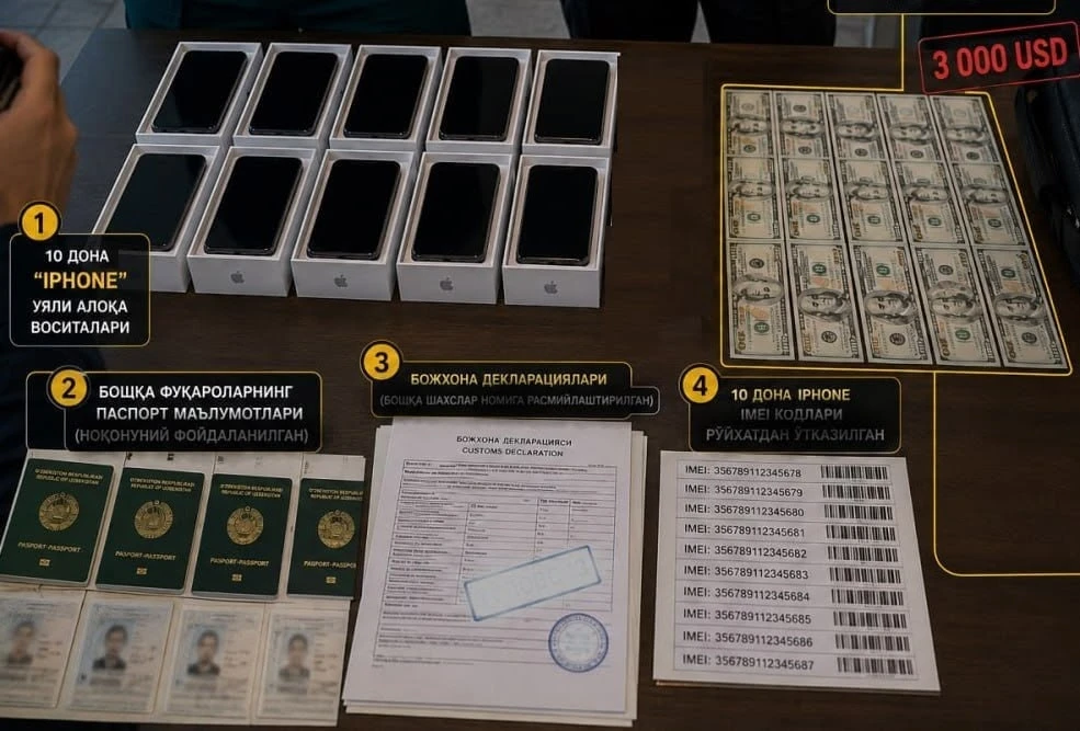 ❗️ На железнодорожном таможенном посту «Келес» задержан инспектор таможни по подозрению в получении 