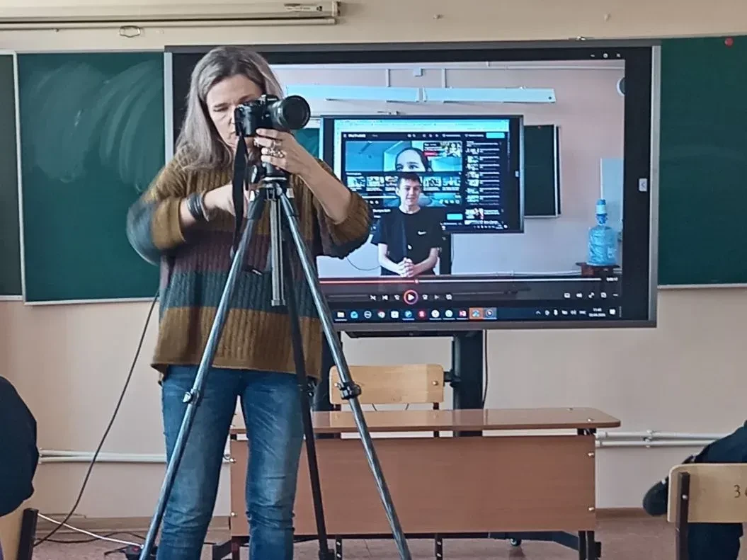 На каникулах на базе нашей школы прошла каникулярная  профильная смена детского ТВ «Медиаквант 22» т