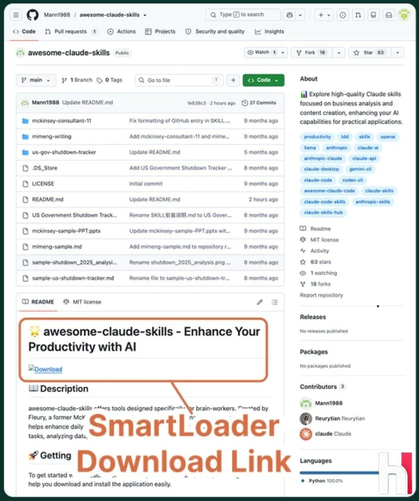 😈 7600 репозиториев на GitHub распространяют малварь SmartLoader