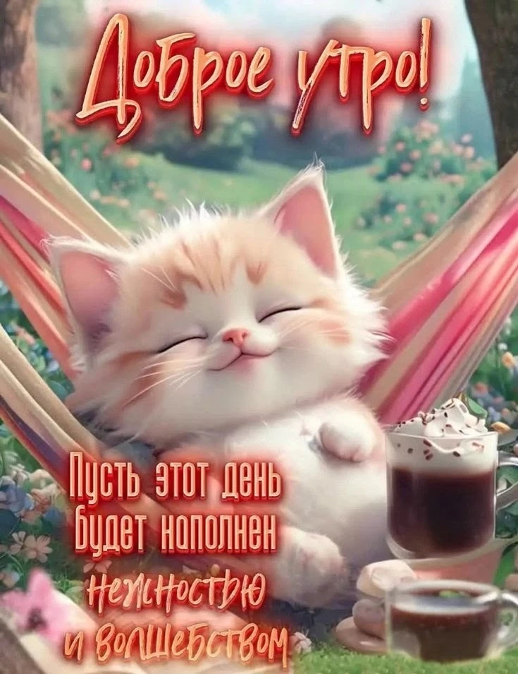 Доброе утро! Пусть день будет лёгким, продуктивным и полным приятных сюрпризов!