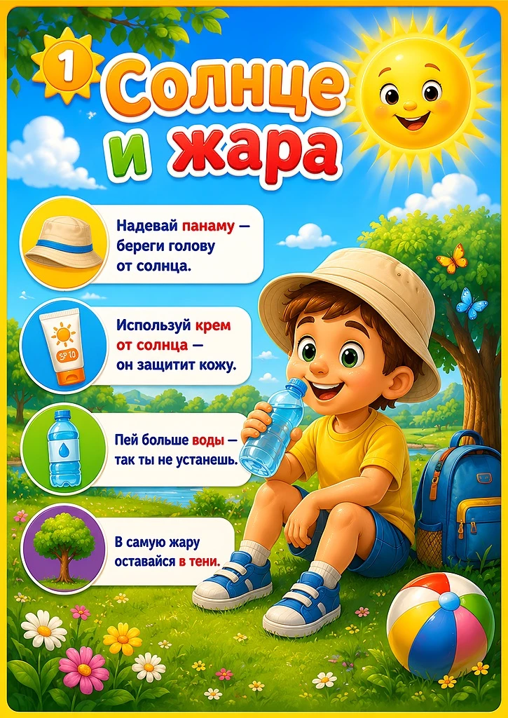 🌿 Ваш безопасный гид по лесным каникулам 🌞

Отдых без происшествий — лучший отдых. Запомните эти п
