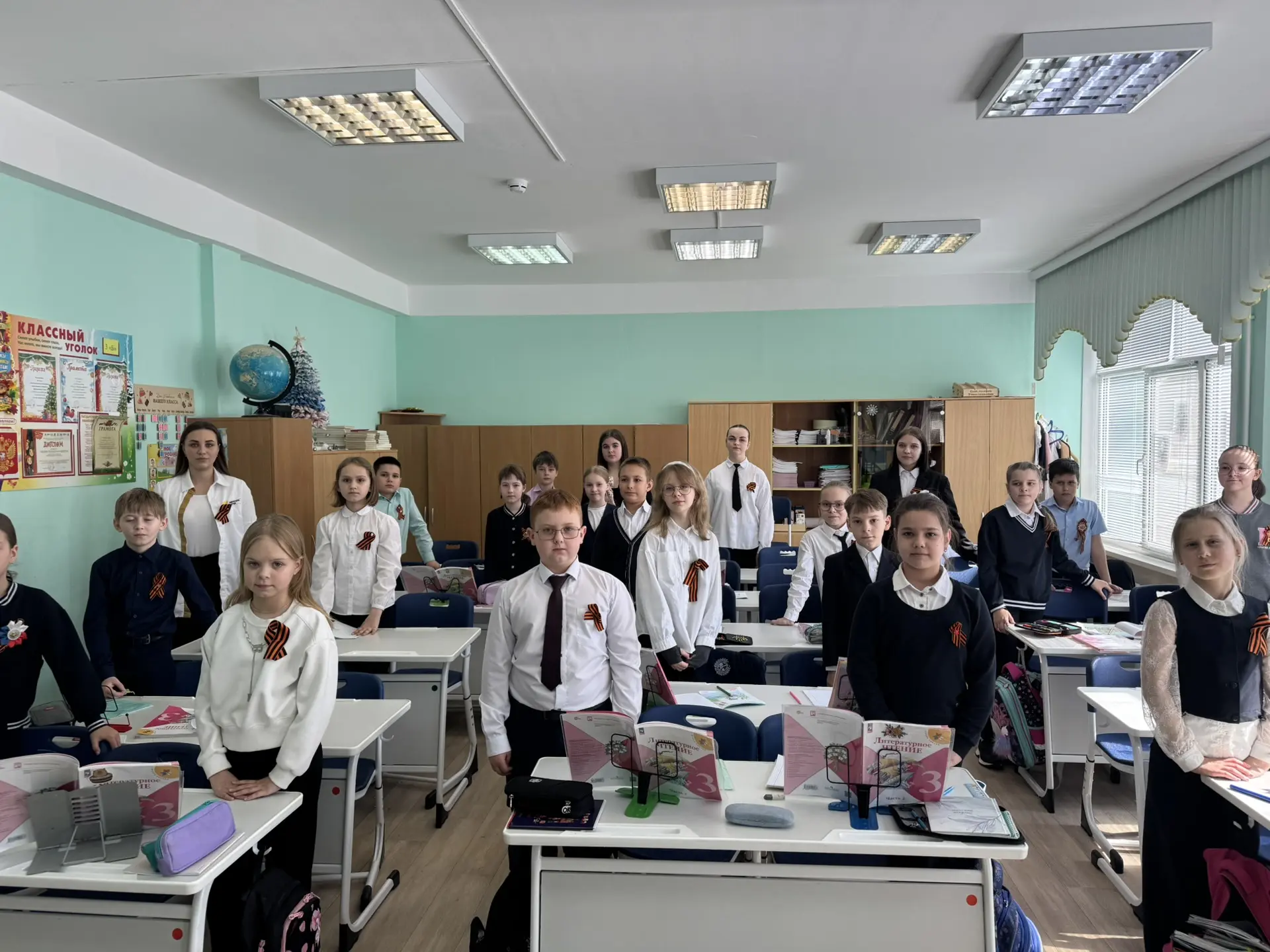 🎗️ГЕОРГИЕВСКАЯ ЛЕНТА🎗️  🔗В школе дан старт ежегодной акции «Георгиевская лента». Мероприятие, ставше