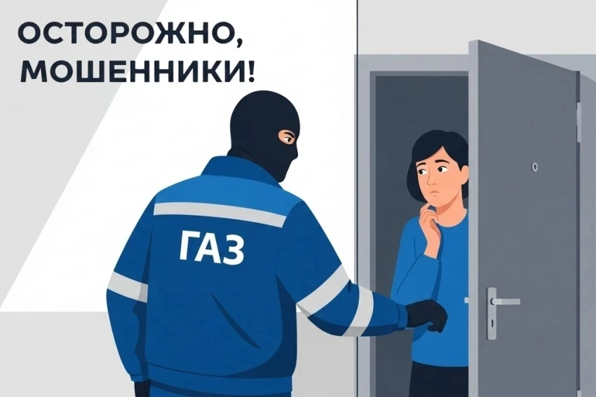 В регионе работают мошенники, выдавая себя за газовиков. Они 
осуществляют обход по квартирам, домам