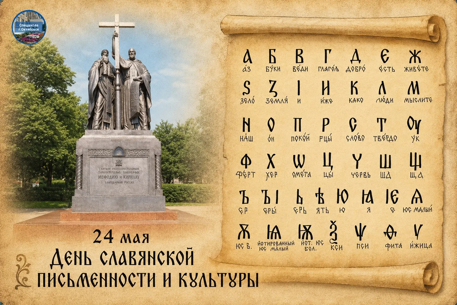 Поздравляем с Днём славянской письменности и культуры!