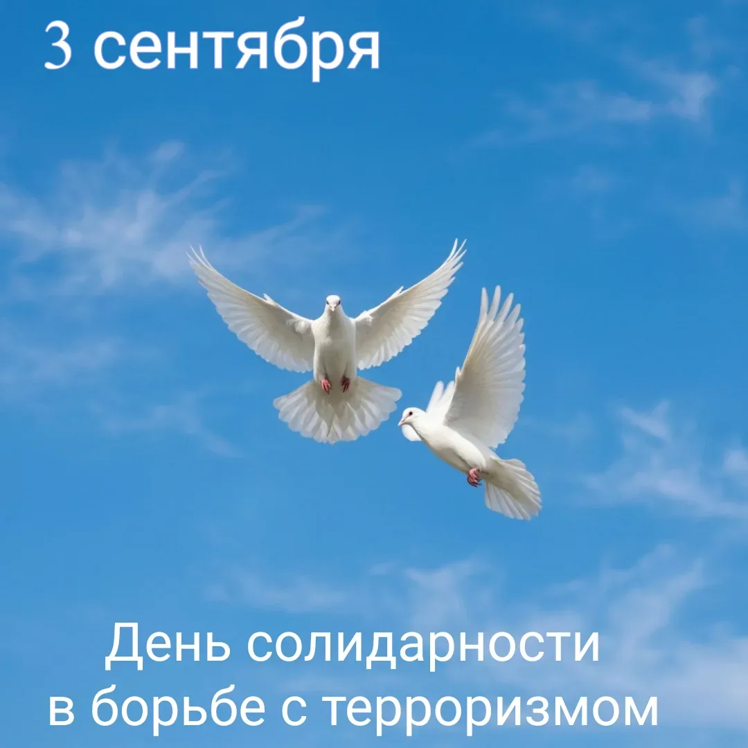 3 сентября — День солидарности в борьбе с терроризмом. Эта дата напоминает о том, что с...