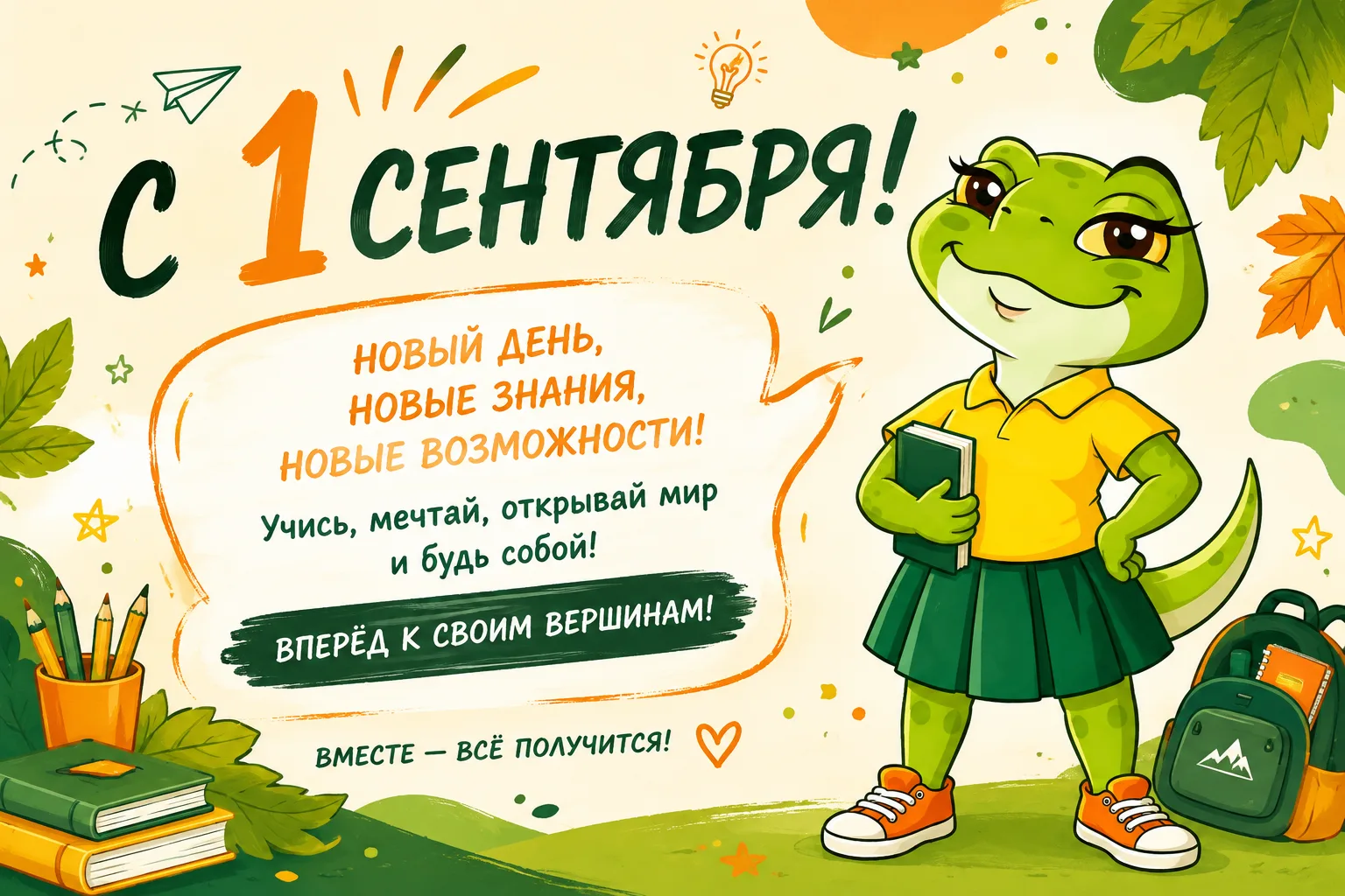 🍂 С 1 сентября — с Днём знаний!