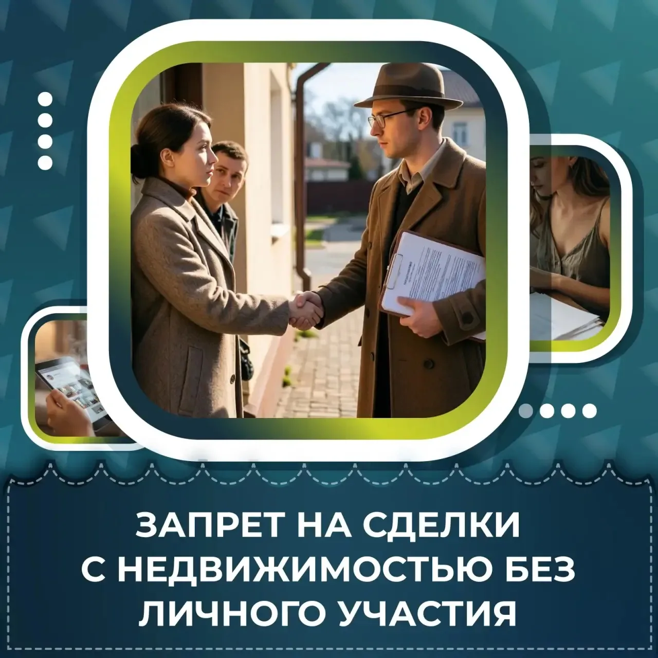 🔐 Запрет на сделки с недвижимостью без личного участия: защита или лишние ограничения?

Многие собс