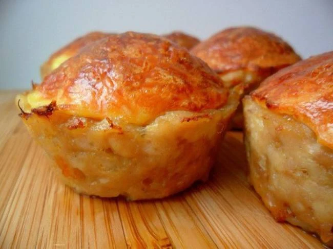 🍛 Куриные кексы с сырной начинкой