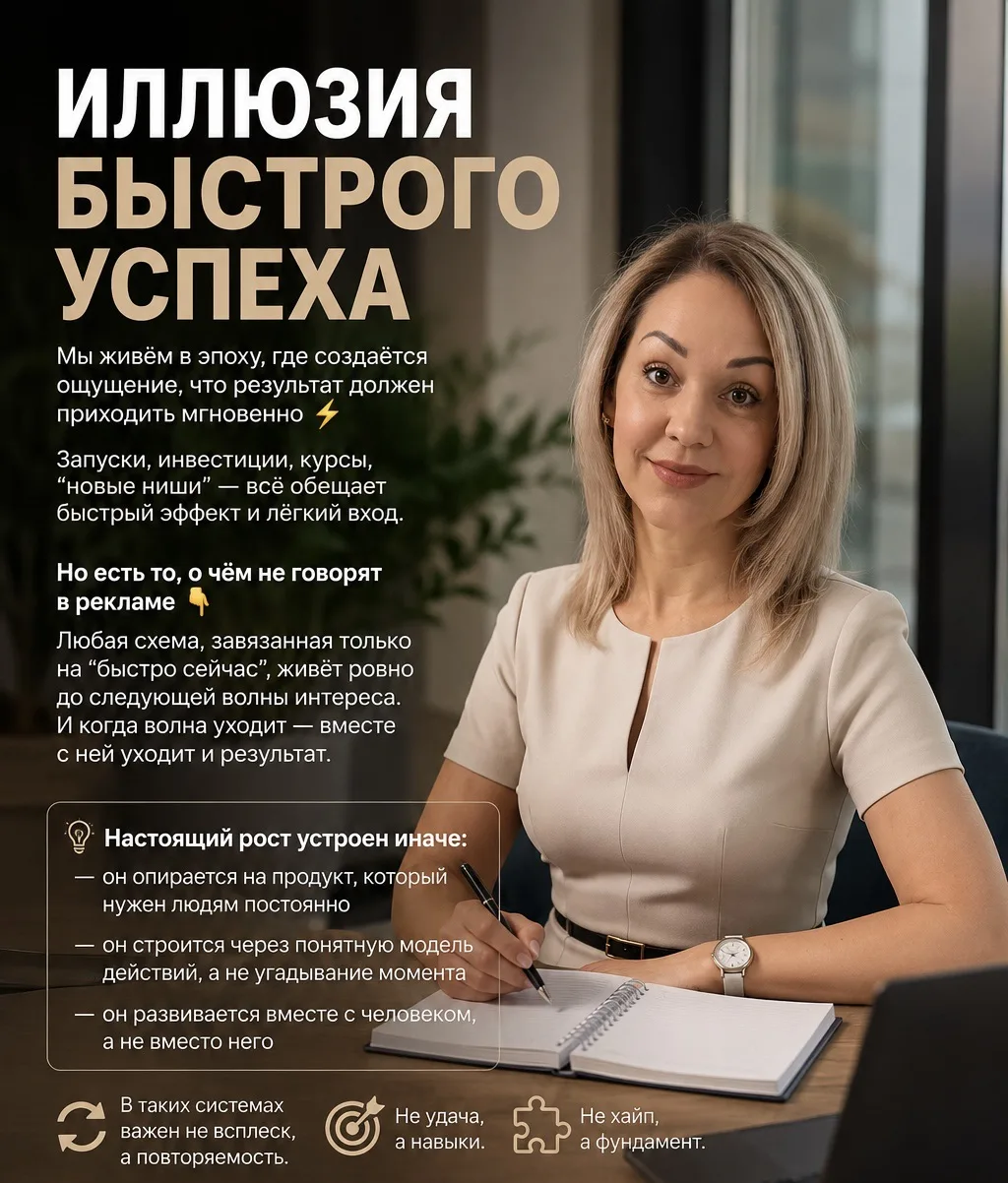 ИЛЛЮЗИЯ БЫСТРОГО УСПЕХА