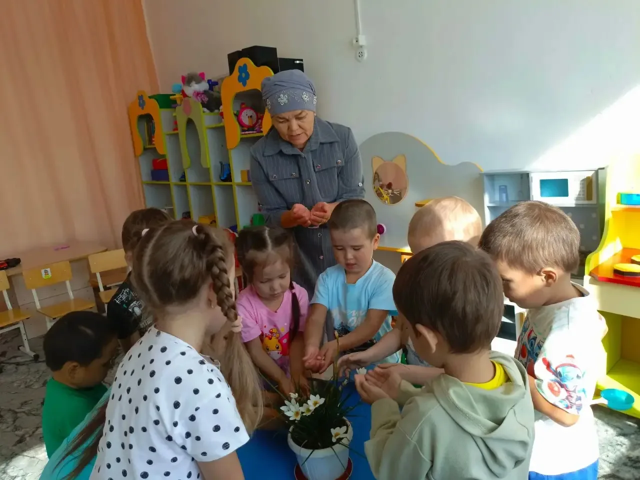 Дети детского сада "Теремок" села Федоровка Хайбуллинского района Республики Башкортост...