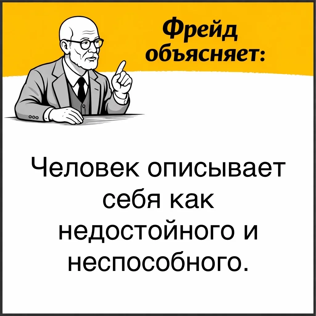 Фрейд обращал внимание на то, что люди в состоянии меланхолии часто становятся крайне с...