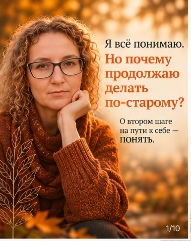 Я всё понимаю. Но почему продолжаю делать по-старому?