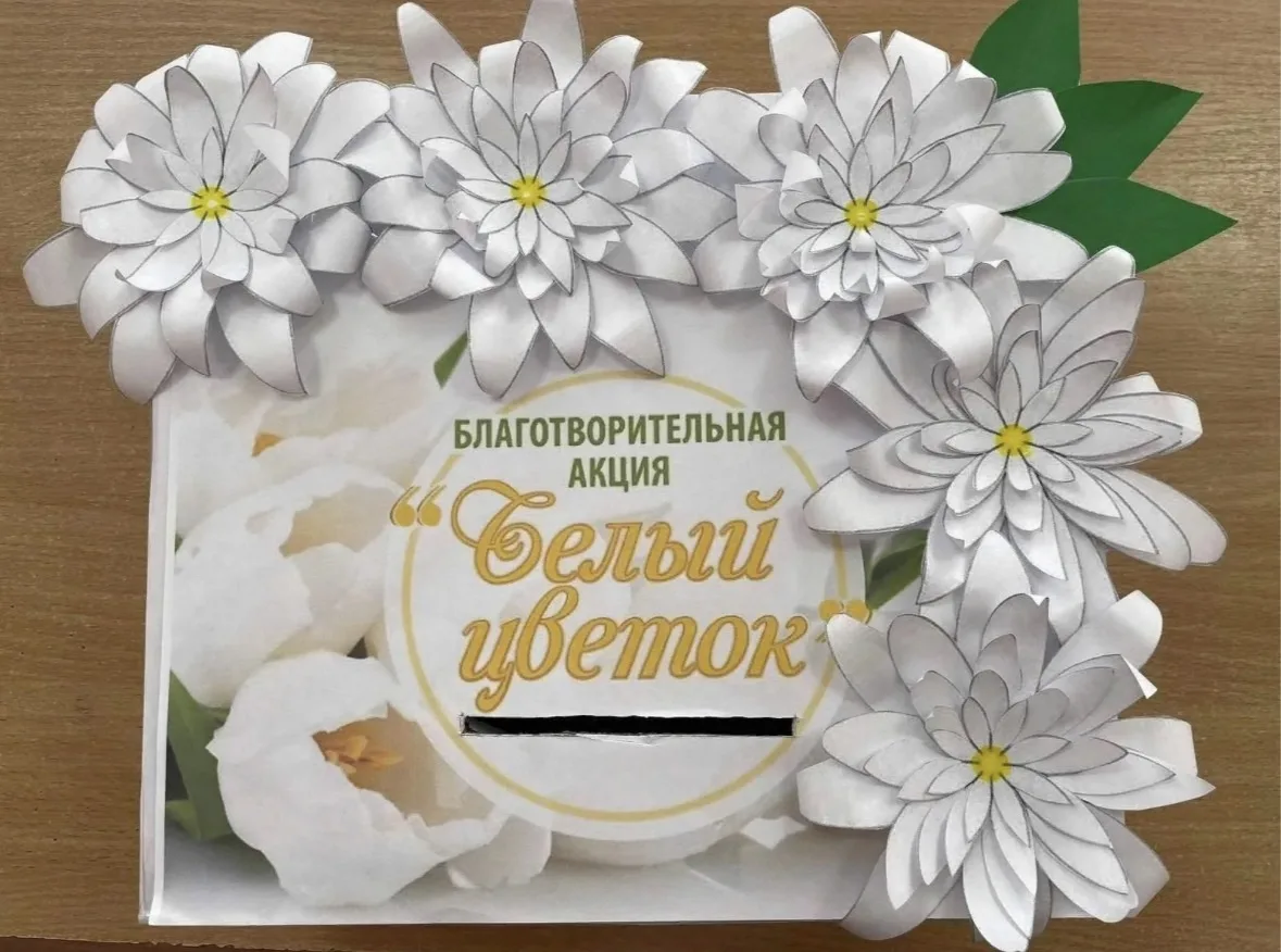 🌸 АКЦИЯ «БЕЛЫЙ ЦВЕТОК»: ДАРИМ ДОБРО ВМЕСТЕ! 🌸