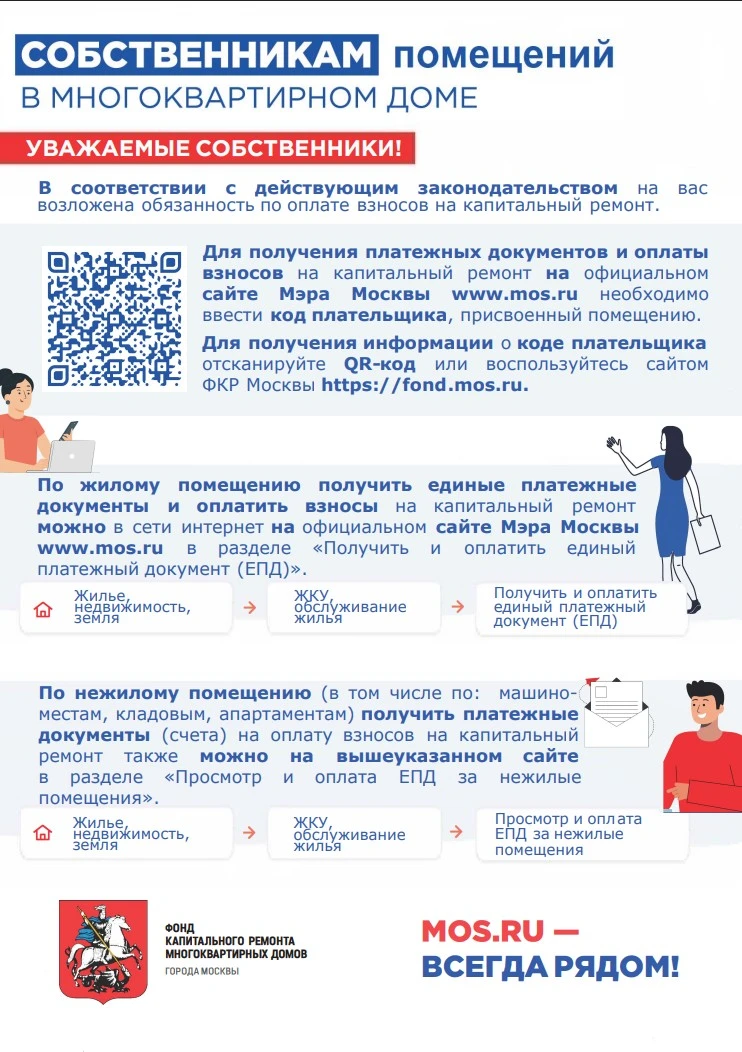 Уважаемые жители! Фонд капитального ремонта напоминает.