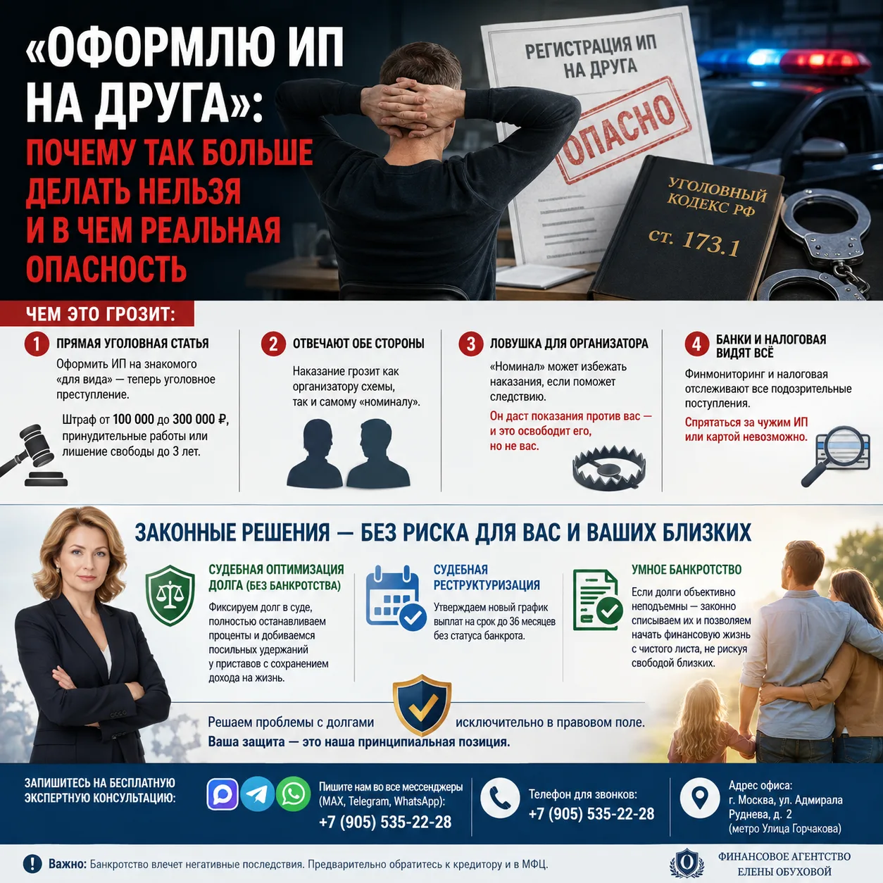 ⚖️ «ОФОРМЛЮ ИП НА ДРУГА»: ПОЧЕМУ ТАК БОЛЬШЕ ДЕЛАТЬ НЕЛЬЗЯ И В ЧЕМ РЕАЛЬНАЯ ОПАСНОСТЬ