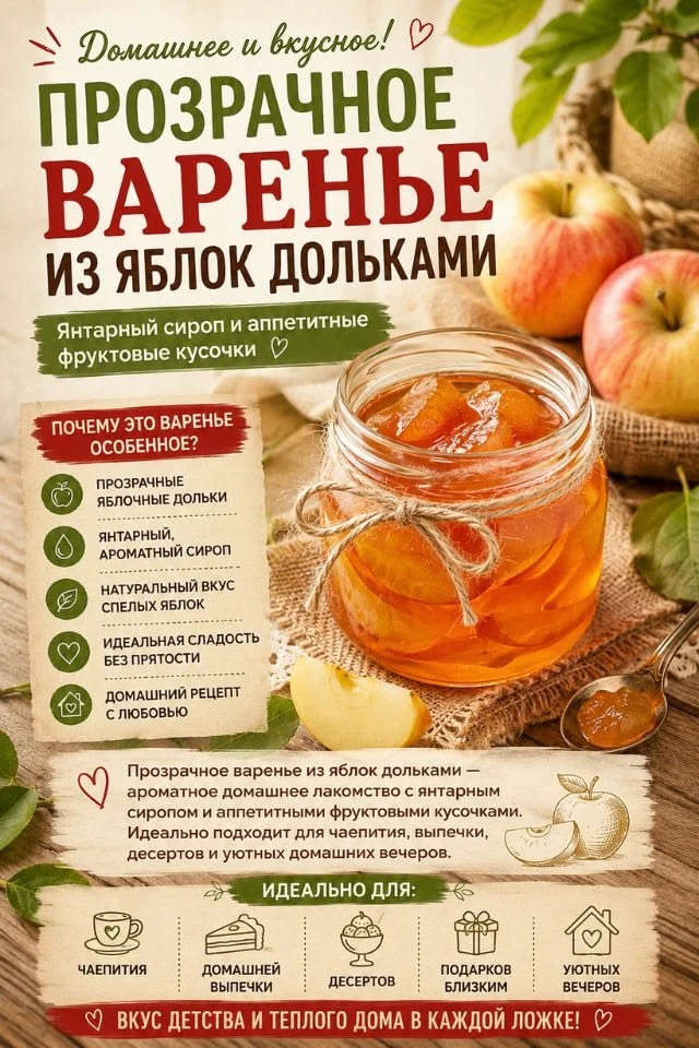 Еще варианты яблочных варений