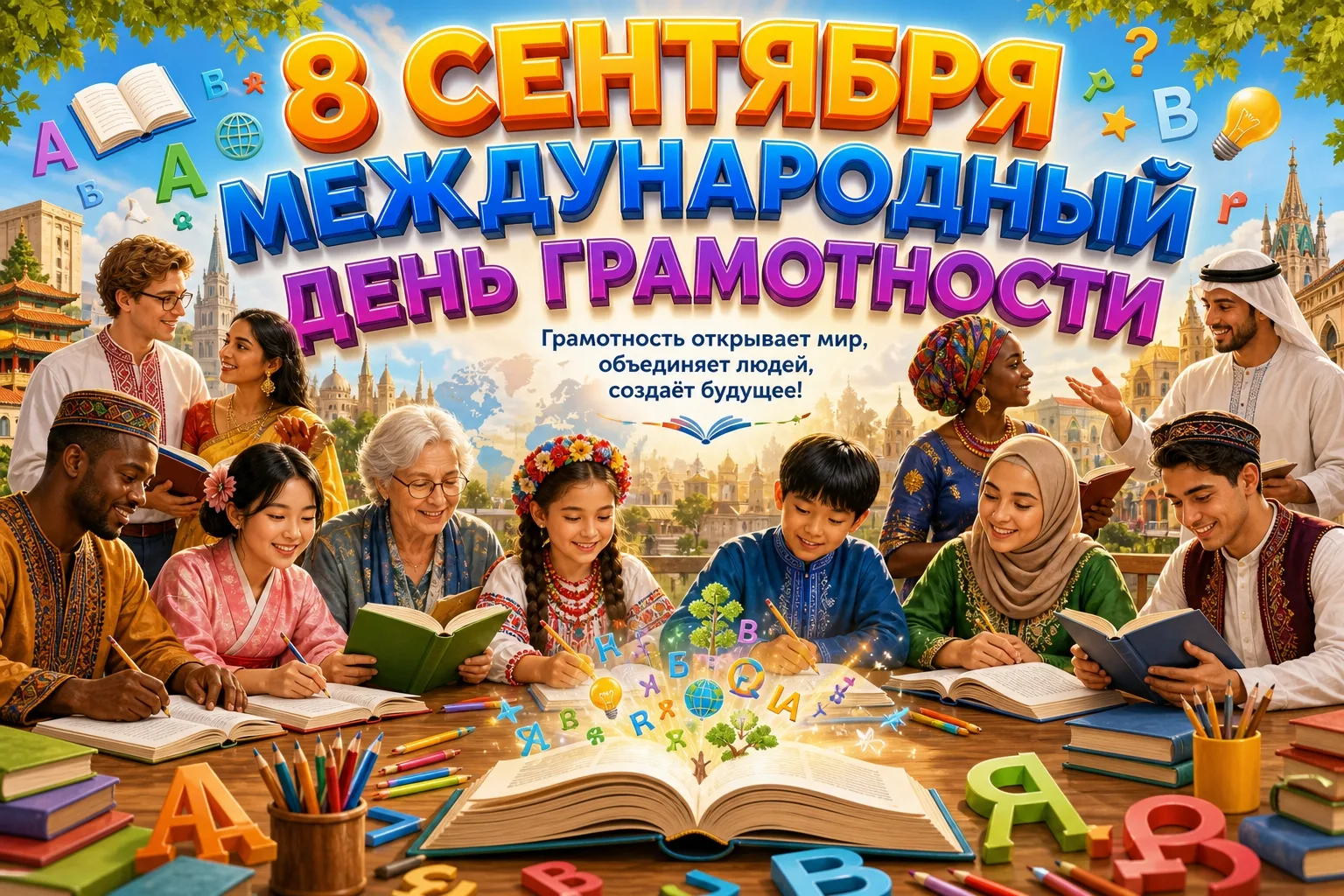 🤗 8 СЕНТЯБРЯ — ДЕНЬ ГРАМОТНОСТИ!