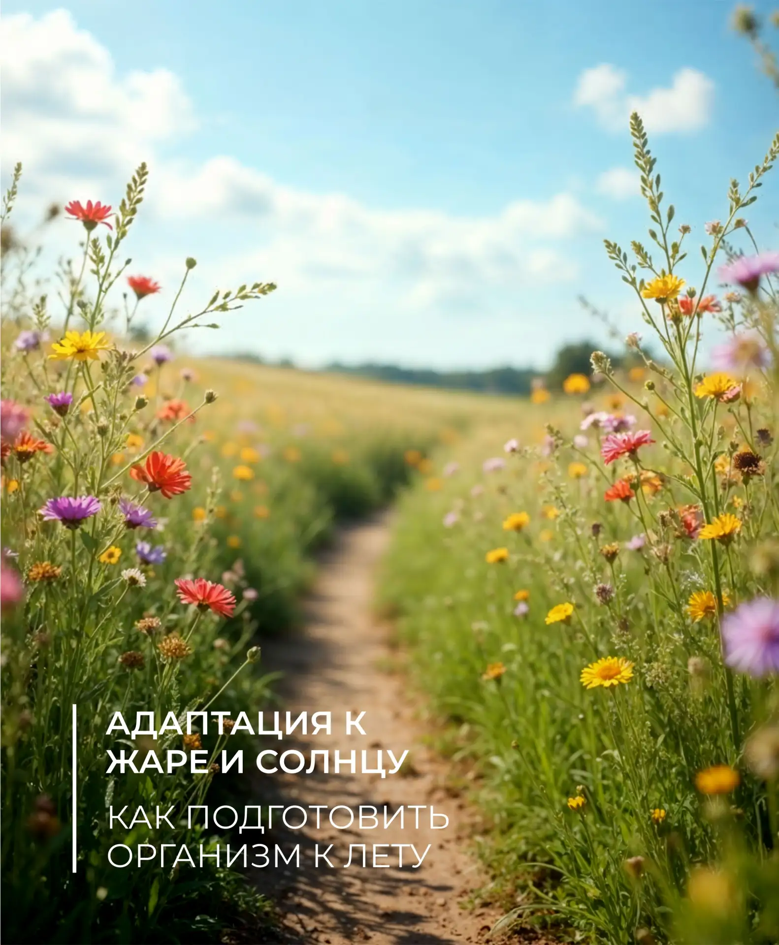 Как подготовить организм к летнему сезону: адаптация к жаре и солнцу ☀️🌿