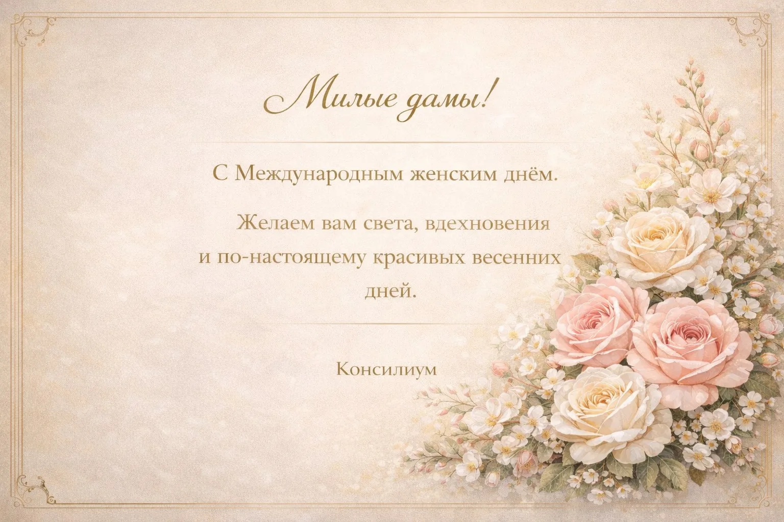 Милые дамы!